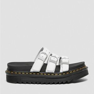 Doc Marten’s Blaire Hydro Leather Slide Platform Women’s 8, Size 39